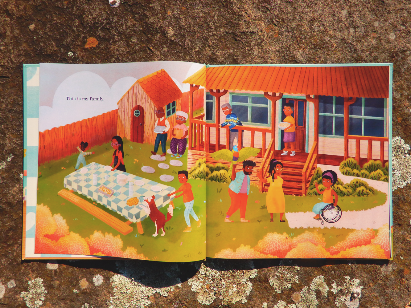 How My Family Says I Love You (signed) by illustrator