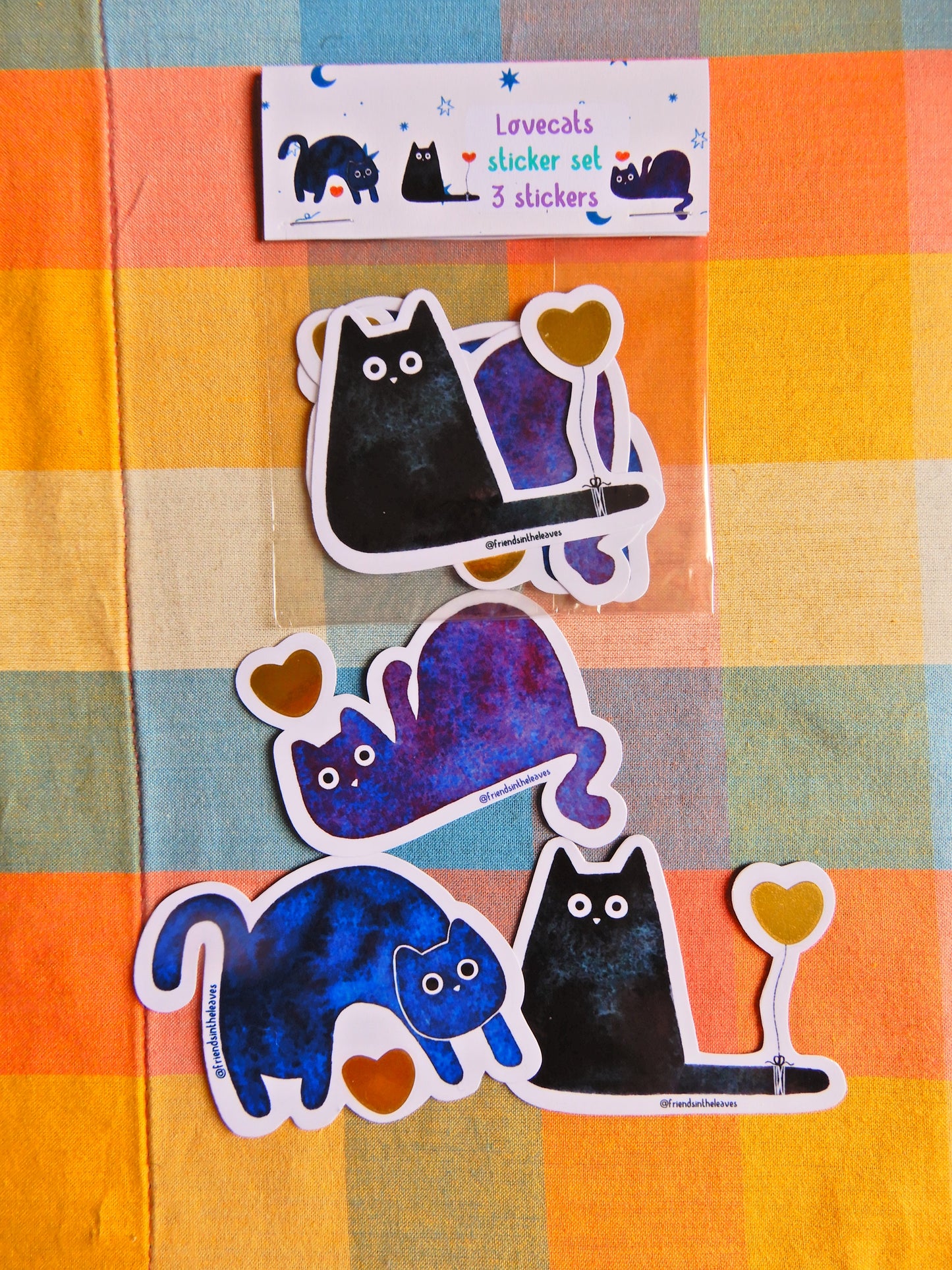 cat sticker set