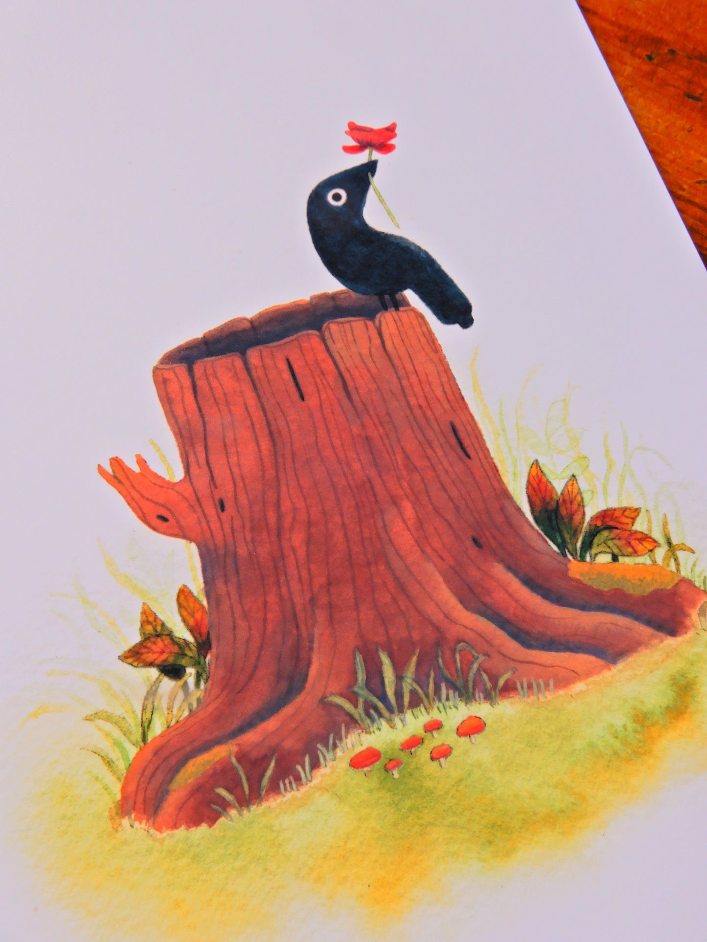 Raven and Poppy A5 or A4 print