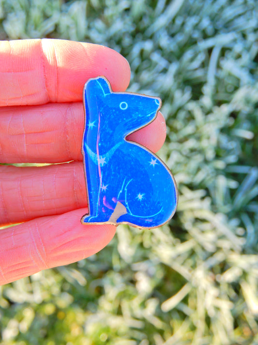 Tasmanian Devil wooden pin