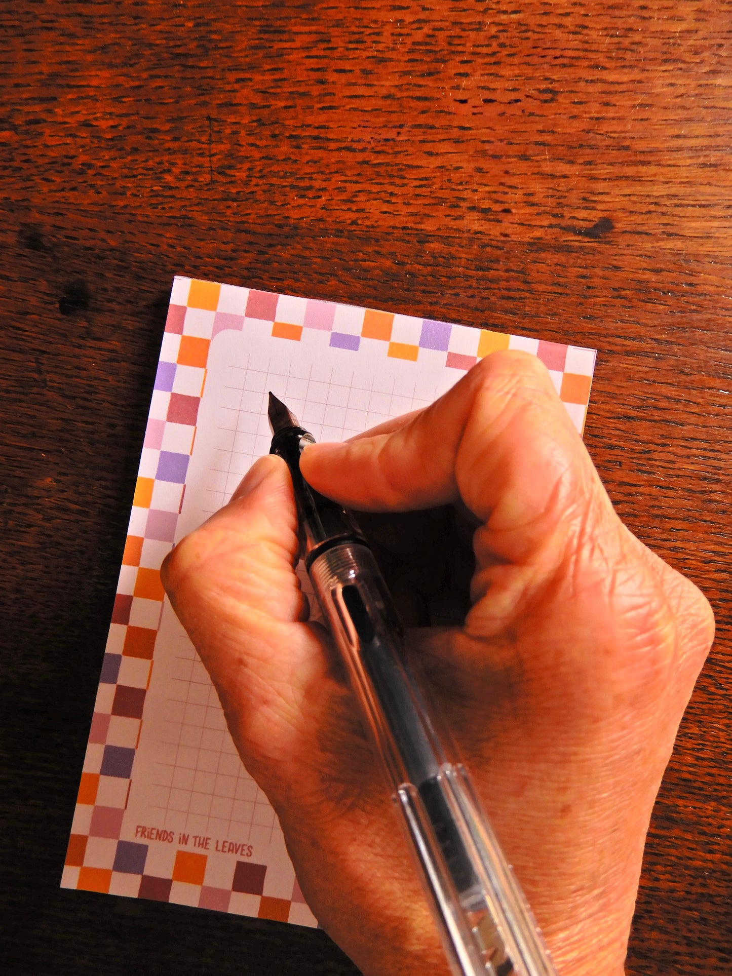 Checkered Notepad