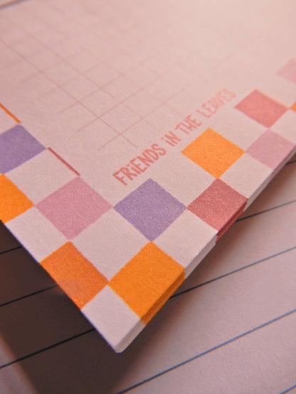 Checkered Notepad