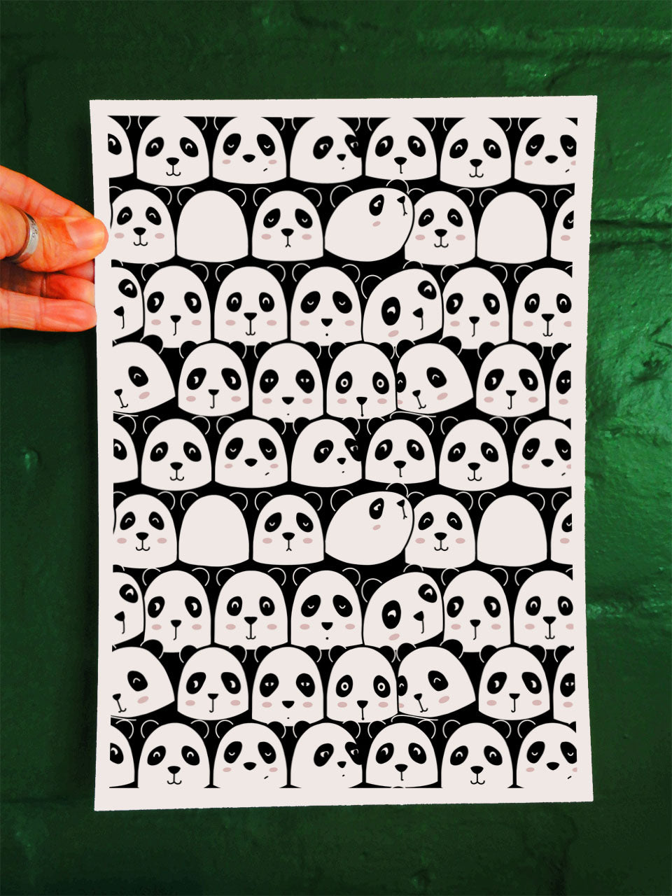 Too Many Pandas A5 or A4 print