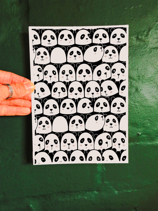 Too Many Pandas A5 or A4 print