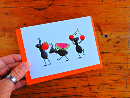 Ants Greeting Card