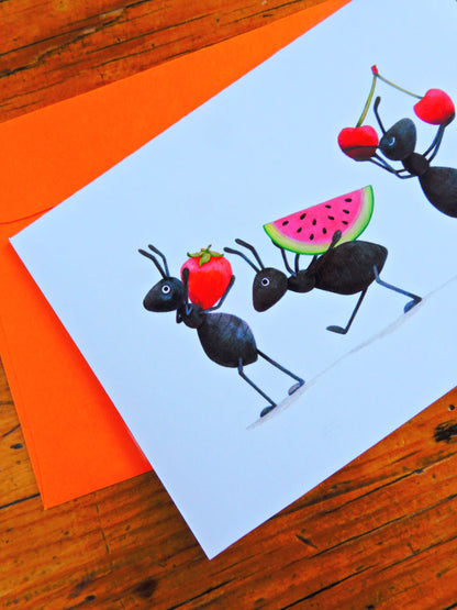 Ants Greeting Card