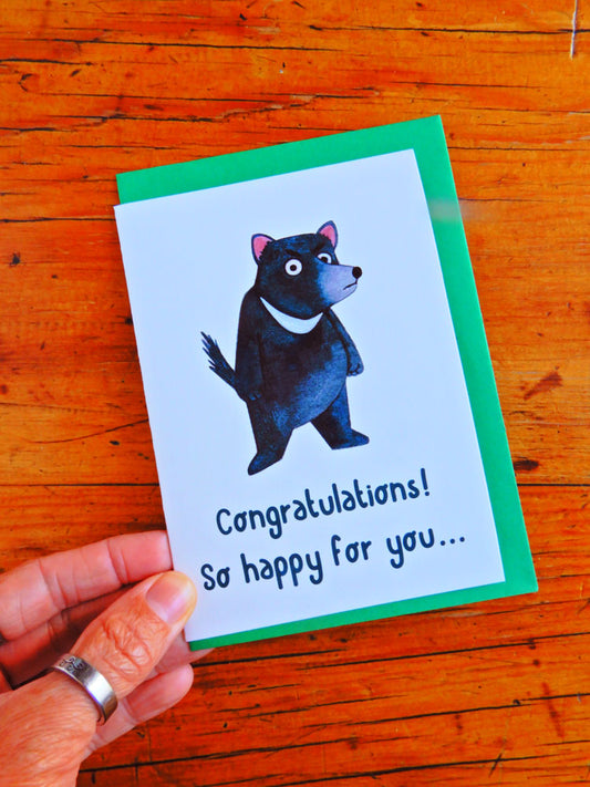 Tasmanian Devil Greeting Card