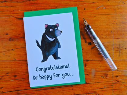 Tasmanian Devil Greeting Card