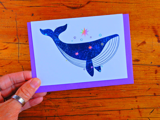 Whale Greeting Card