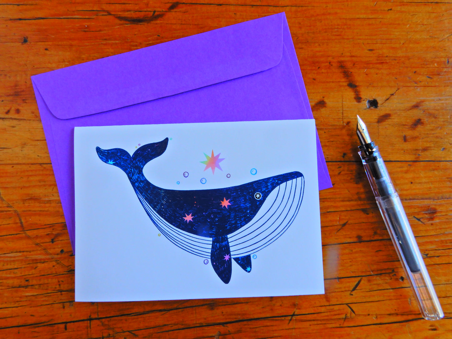 Whale Greeting Card