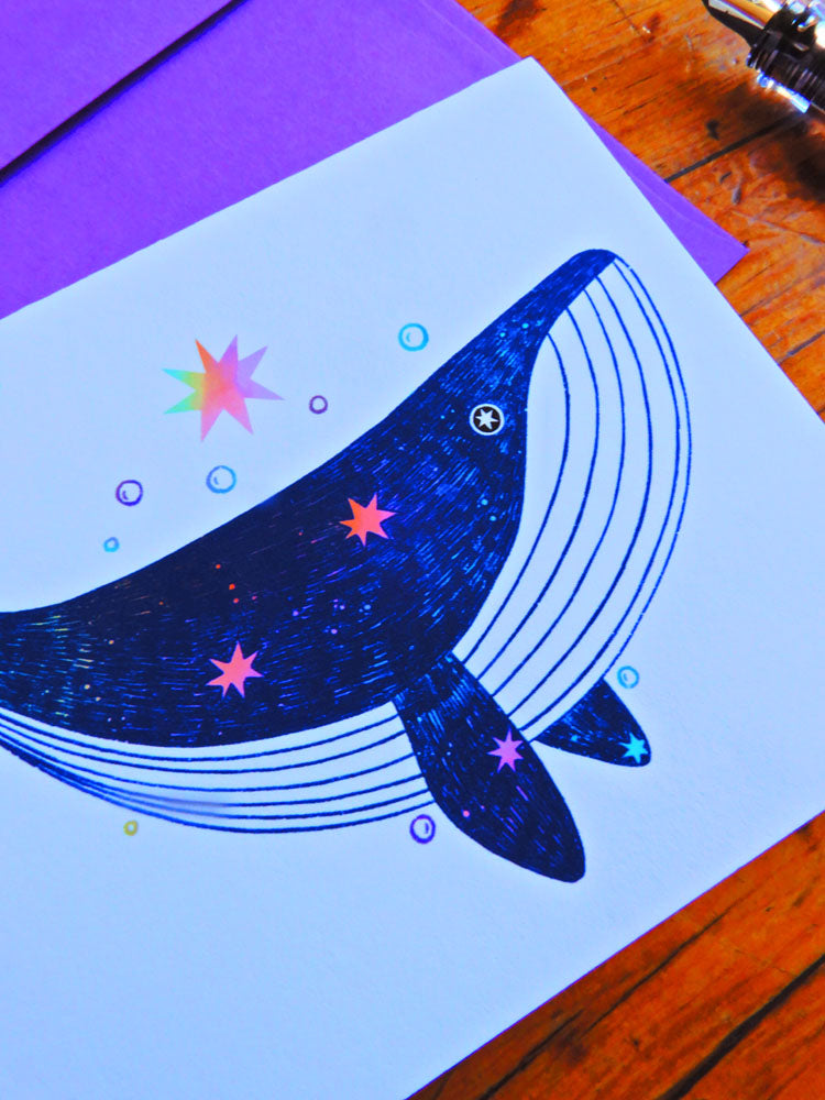 Whale Greeting Card