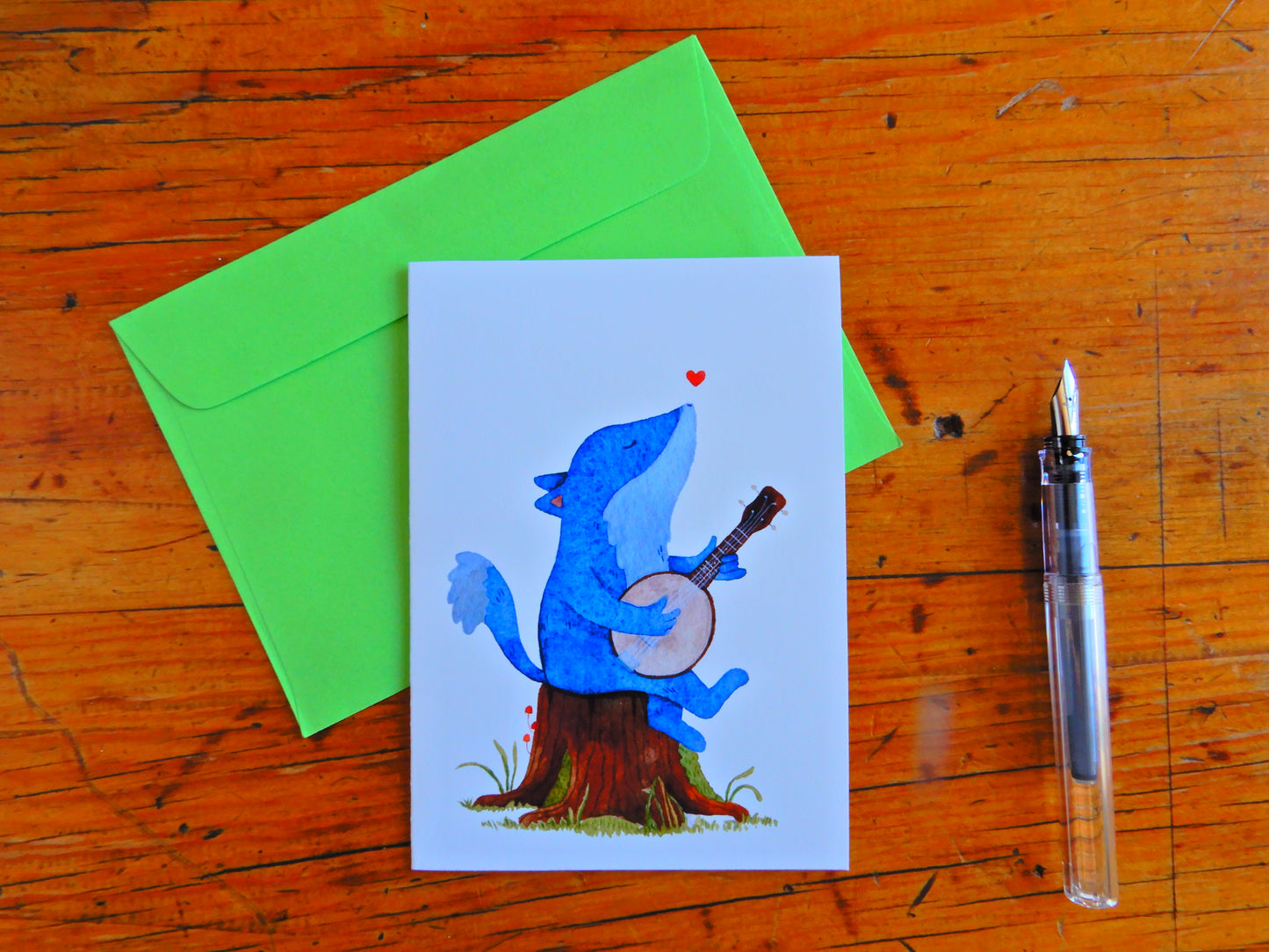 Howling Wolf Greeting Card