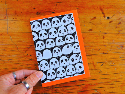 Pandas Greeting Card