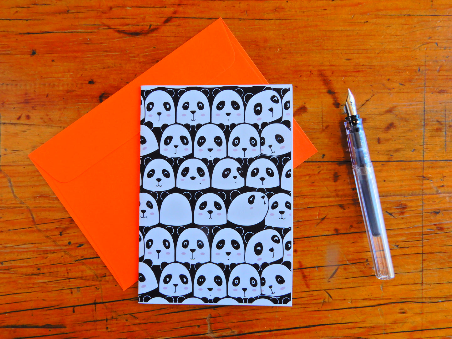Pandas Greeting Card