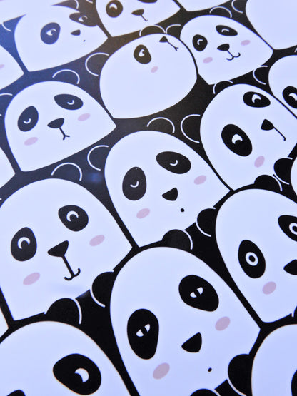 Too Many Pandas A5 or A4 print