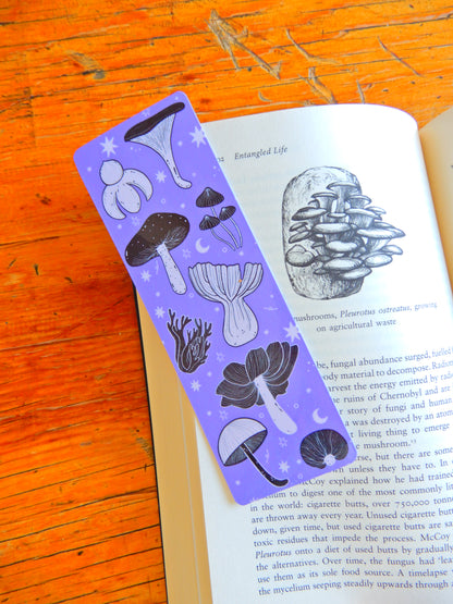 Purple Mushroom Bookmark