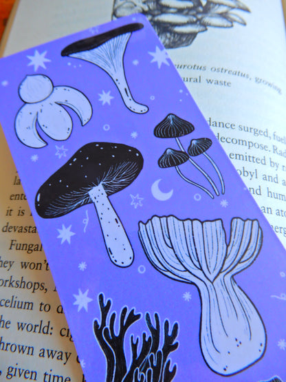 Purple Mushroom Bookmark