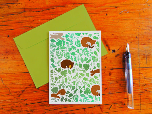 Peaceful Forest Greeting Card