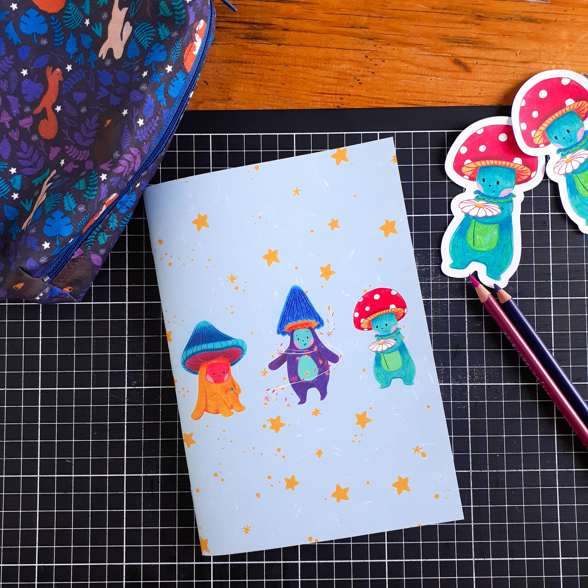 Fungus Friends notebook